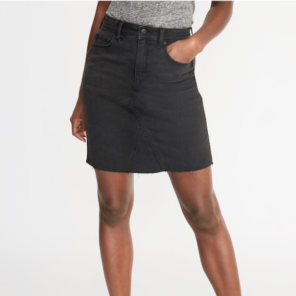 old navy jean skirts
